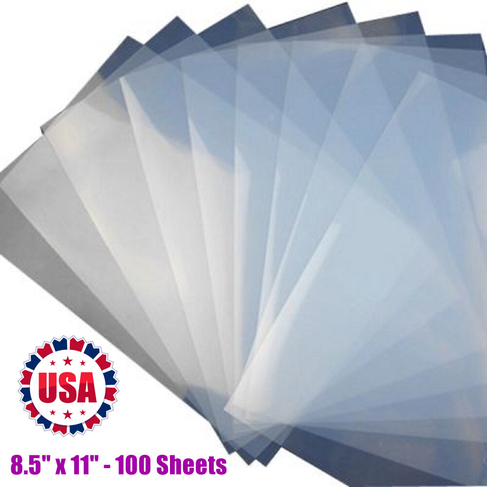 CALCA 8.5 x 11in Waterproof Inkjet Milky Transparency Film – 1000 Sheets