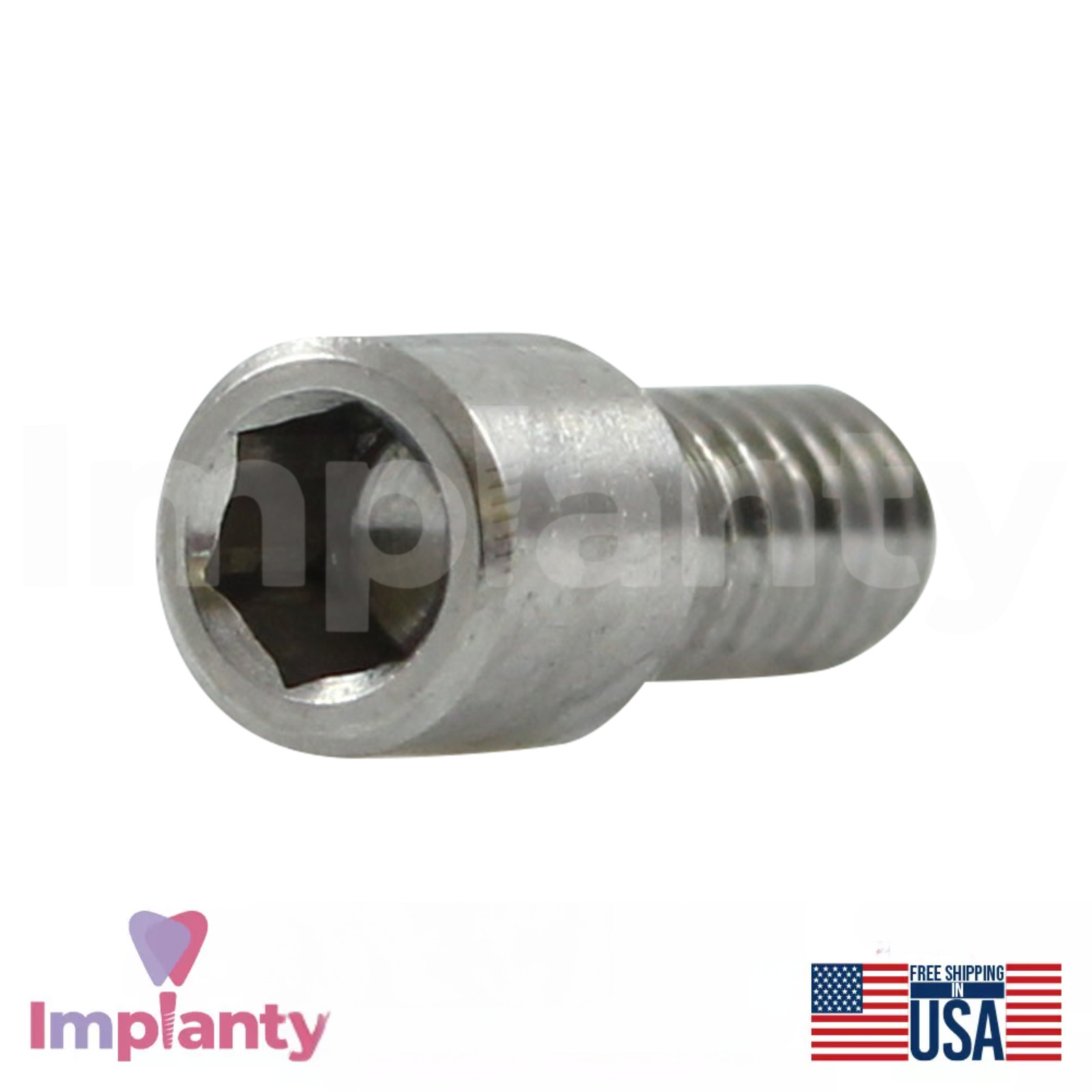 1x Dental Straight Multi Unit RP Conical Connection 2.65mm Titanium Sleeve Set