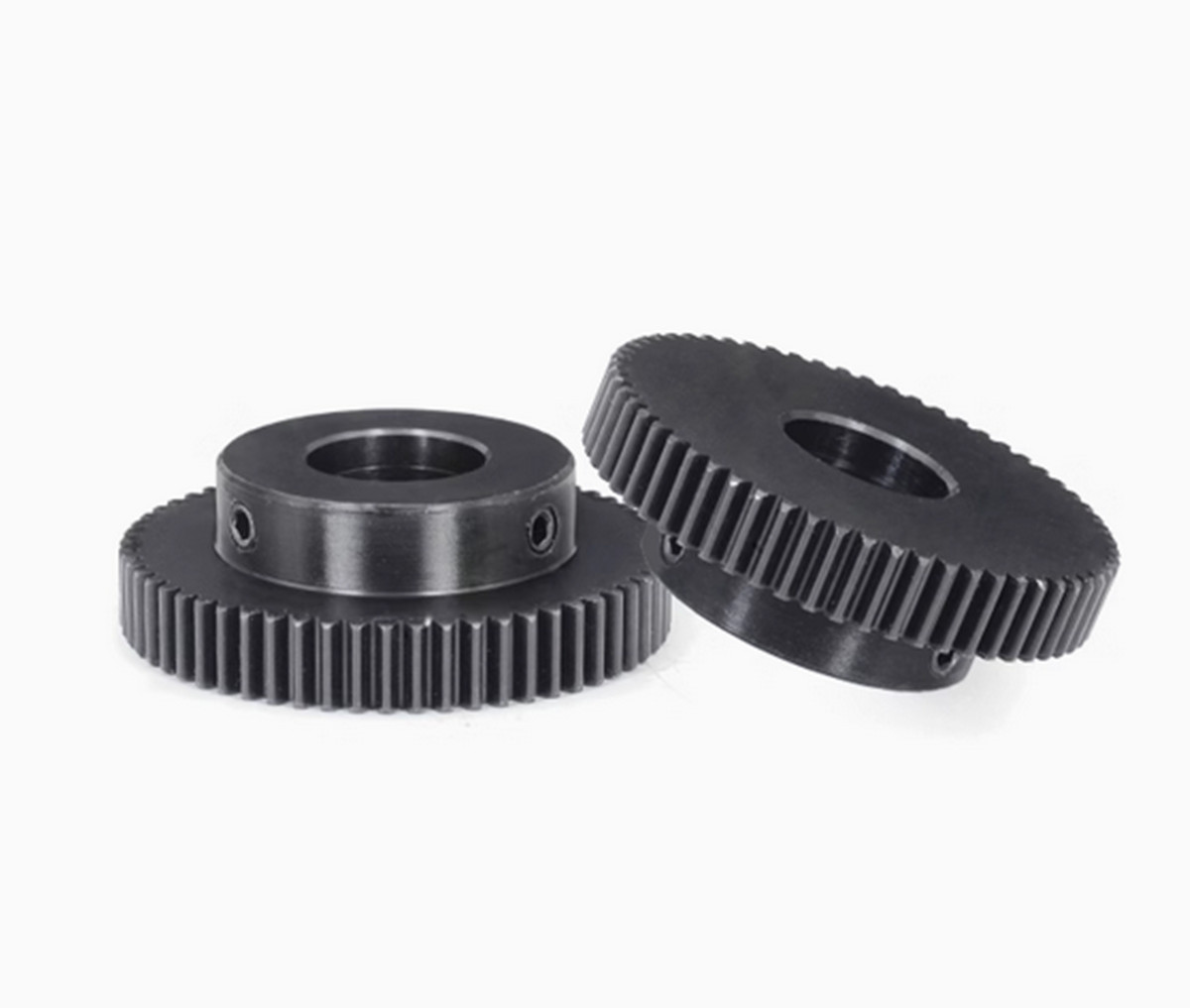 1 Mod 45# Steel Spur Gear 50-150T Bore 6mm-25mm Pinion Gear with Step Motor Gear