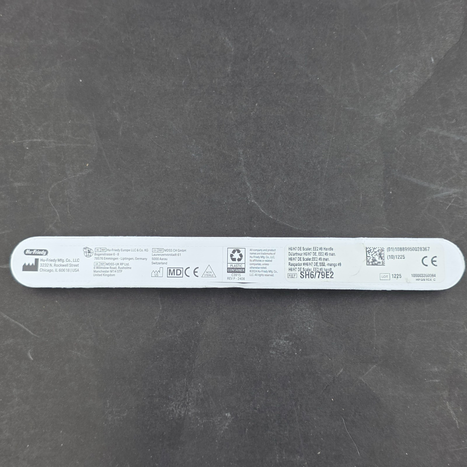 Hu-Friedy SH6/79E2 H6/H7 EverEdge 2.0 Double End Hygenist Sickle Scaler 9 Handle