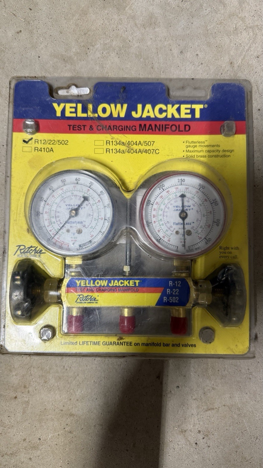 Yellow Jacket 42006 HVAC Manifold Gauge Set R22 R134a R404A R407C NEW Sealed