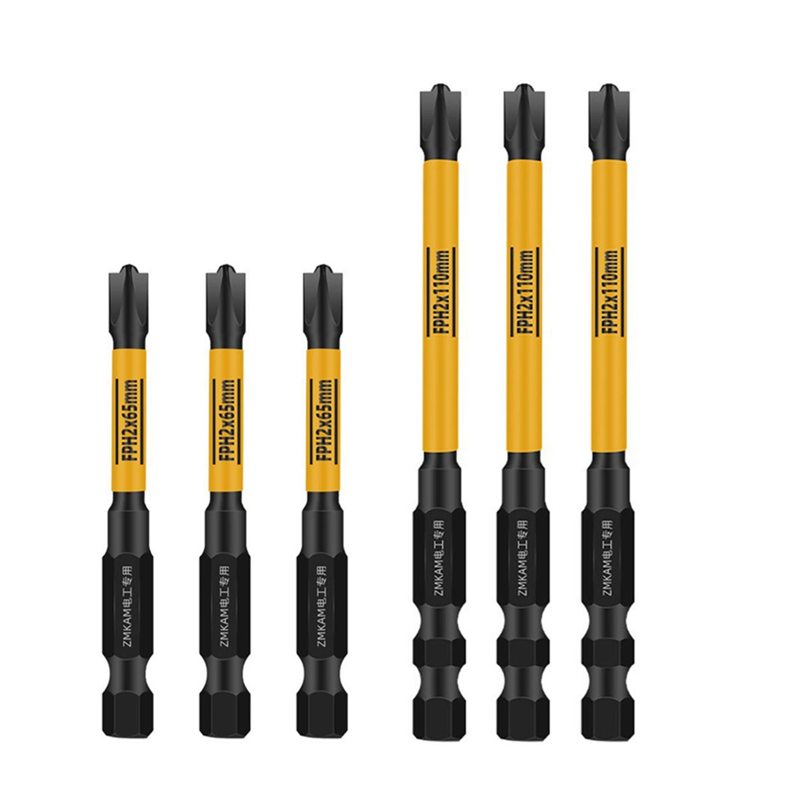 Anti Slip Magnetic Electrician Screwdriver Bit Set with FPH2 FPH2 65 110 150mm