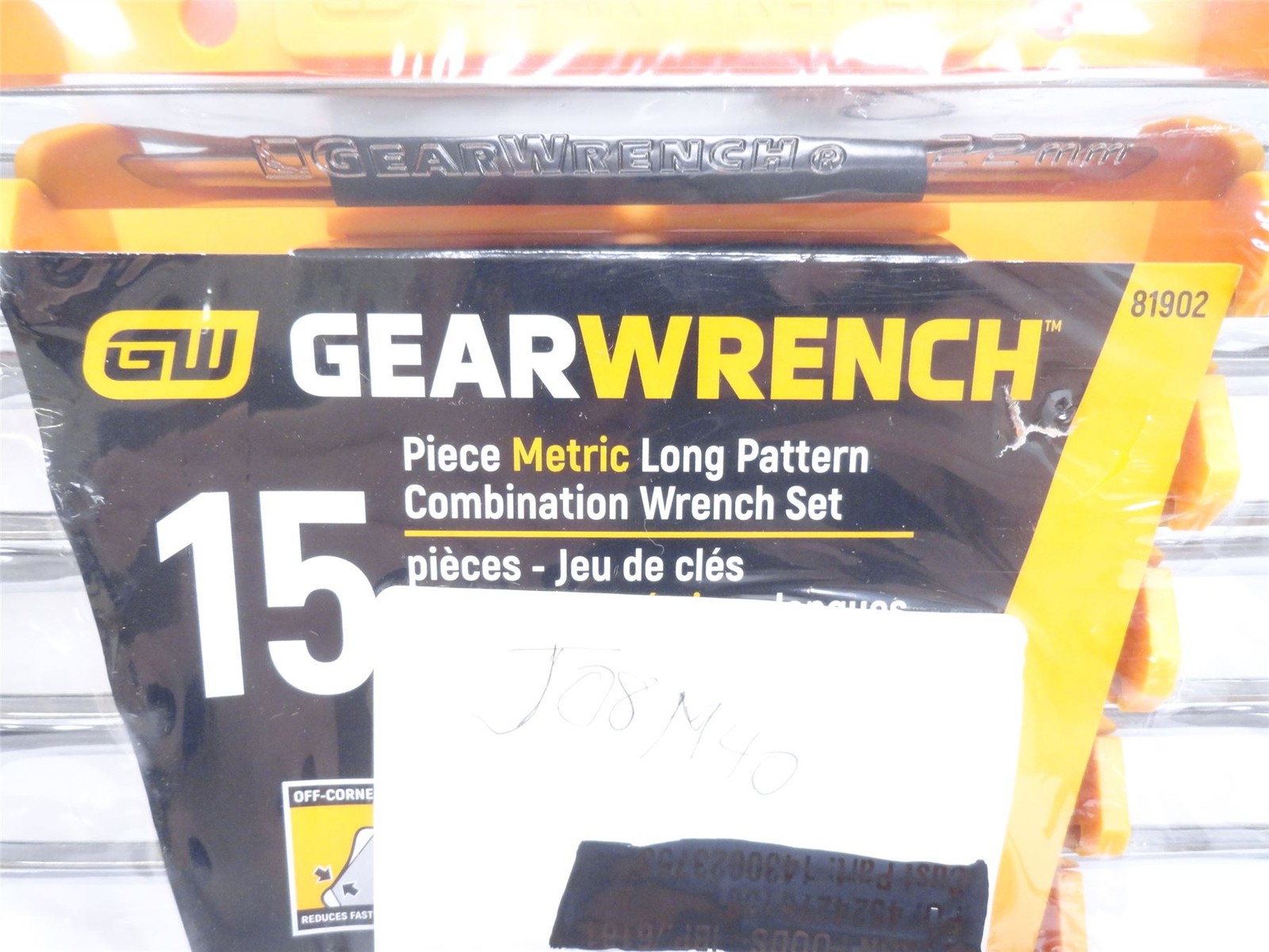 249470 New-No Box; Apex Tools 81902 Metric Combination Wrench Set; Long Pattern