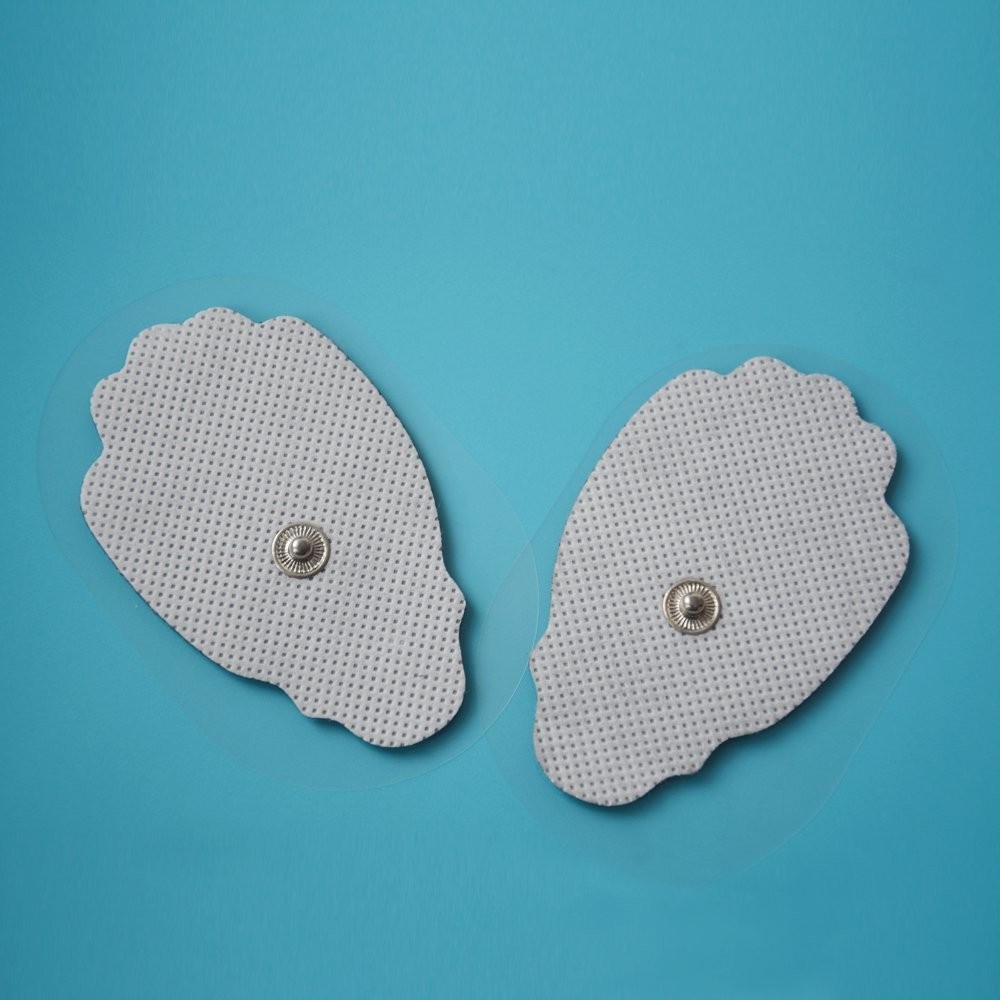 TENS Large Snap On Electrode Pads, 10 Pairs (20 Pads)