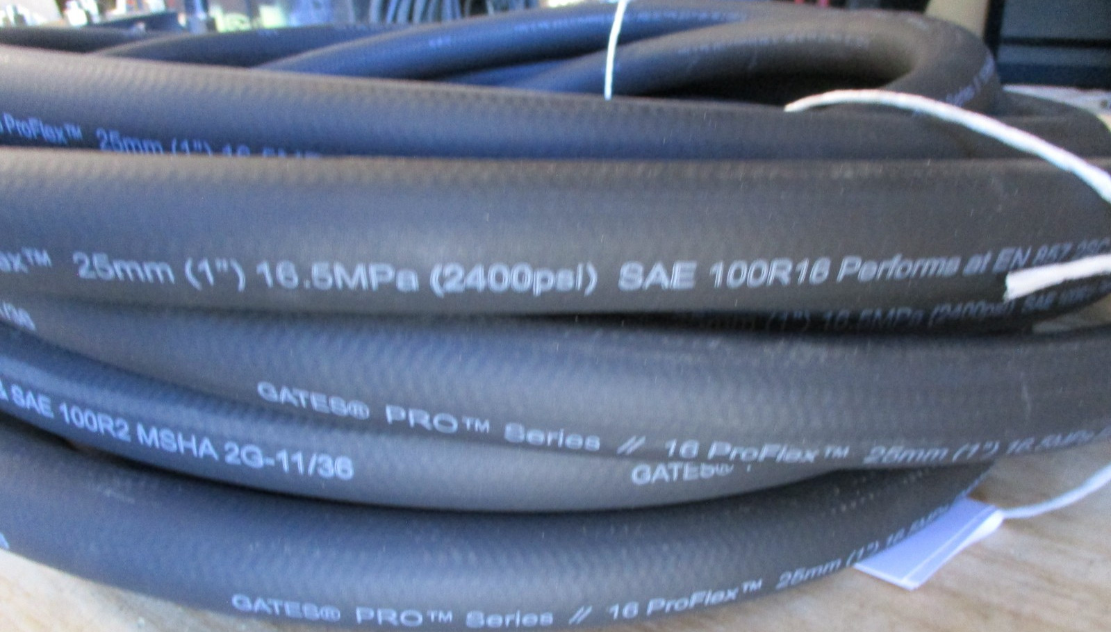 GATES Hydraulic Hose 16 PRO Series PROFLEX 1″ x 50 ft SAE 100R16/R17 2400 PSI