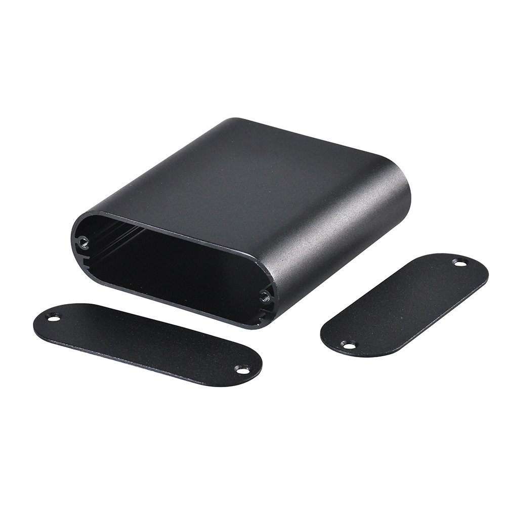 Eightwood Aluminum Enclosure Electronic Project Box, 2.95 X 2.75 X 0.94 in | Bla
