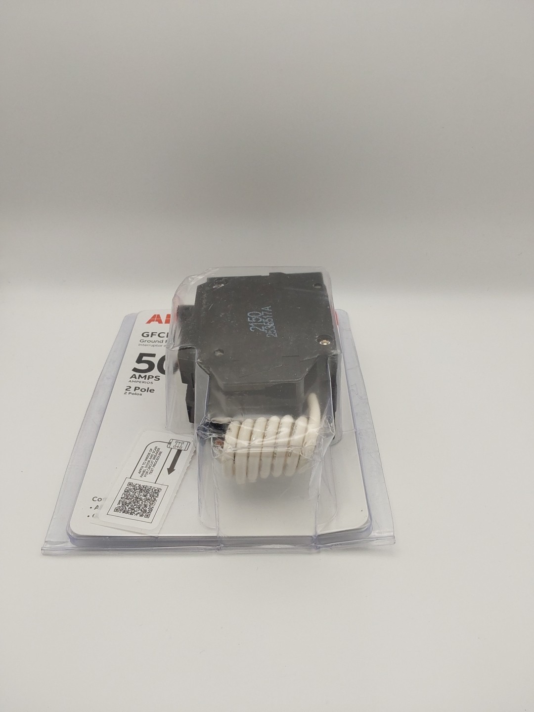ABB 50A 240V Double Pole Ground Fault Breaker with Self-Test THQL2150GFT2A New G