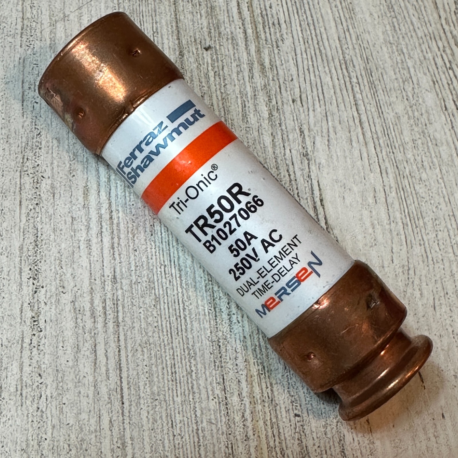 Mersen Ferraz Shawmut Tri-onic TR50R Dual Element Time Delay Fuse 50A RK5 250V