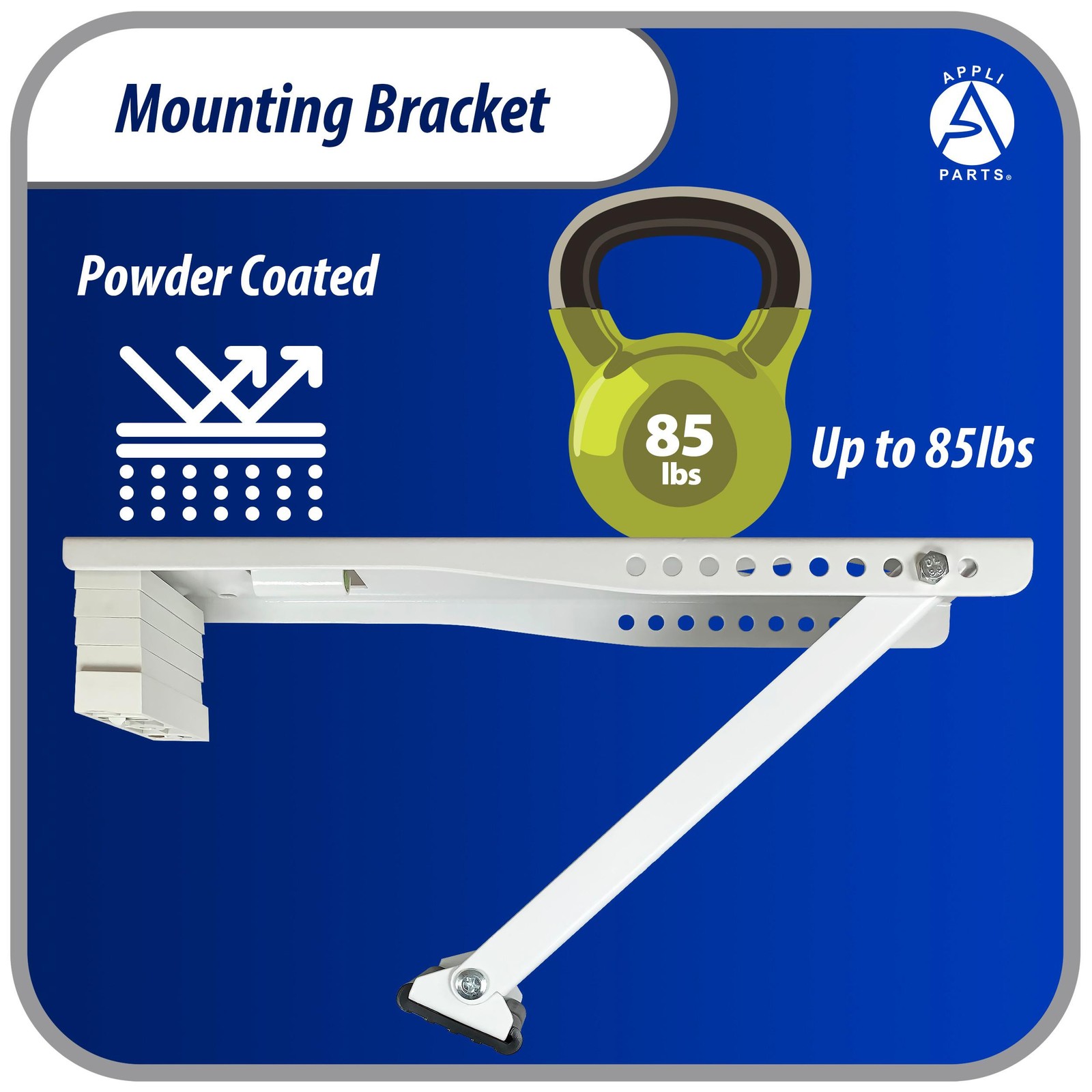 Appli Parts Window air conditioner bracket for Units Up To 77 lbs heavy duty pow