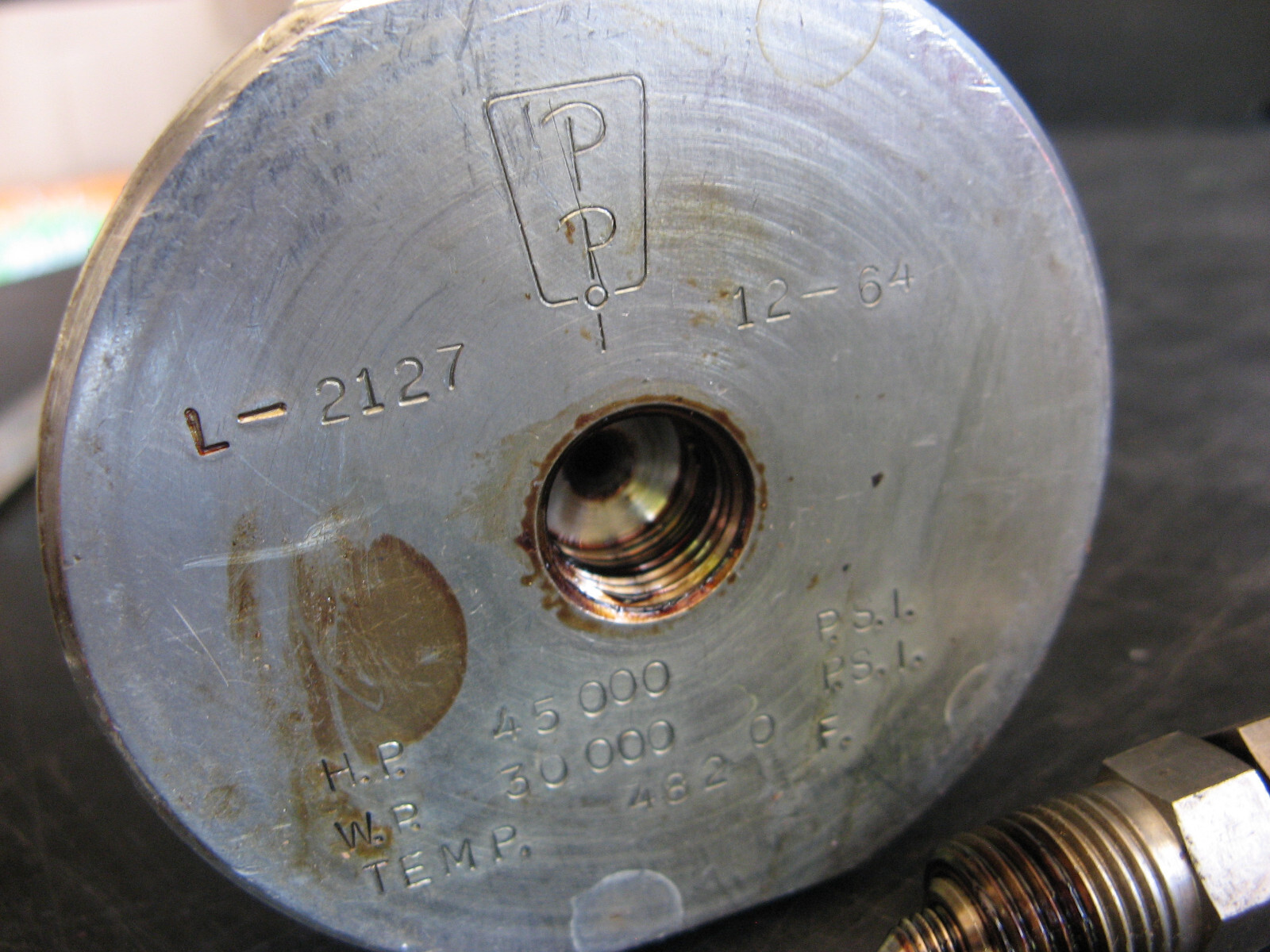 PPI HIGH PRESSURE VESSEL 30000psi Sampling/Test 3×13″ stainless steel OIL GAS