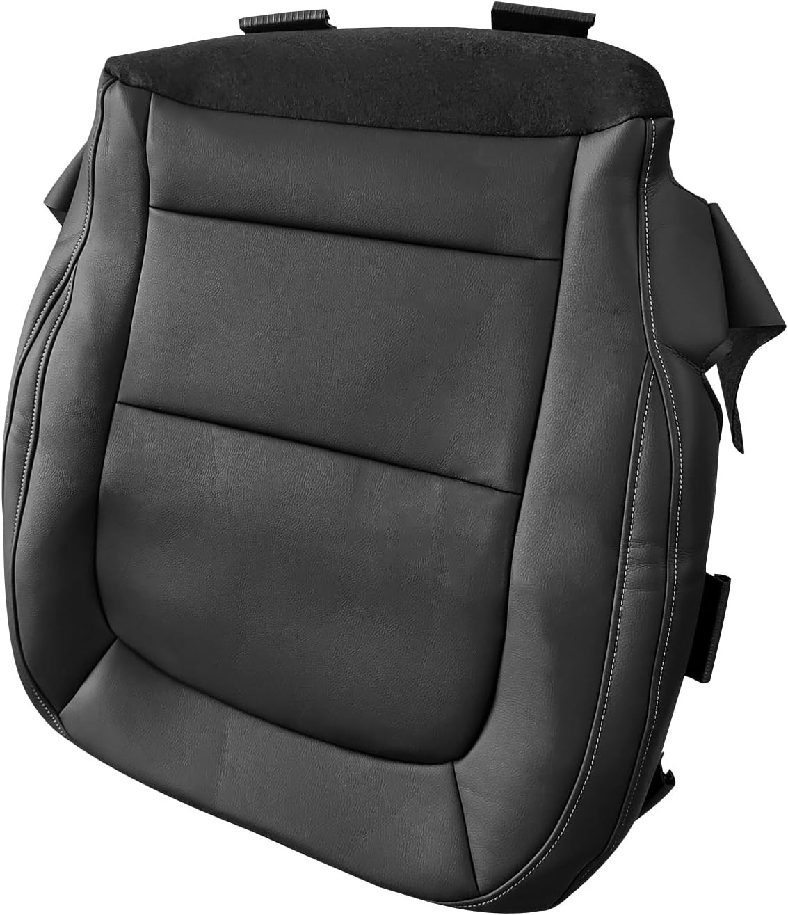 Driver Bottom Leather Seat Cover for 2015-2022 Chevy Colorado GMC Canyon Black