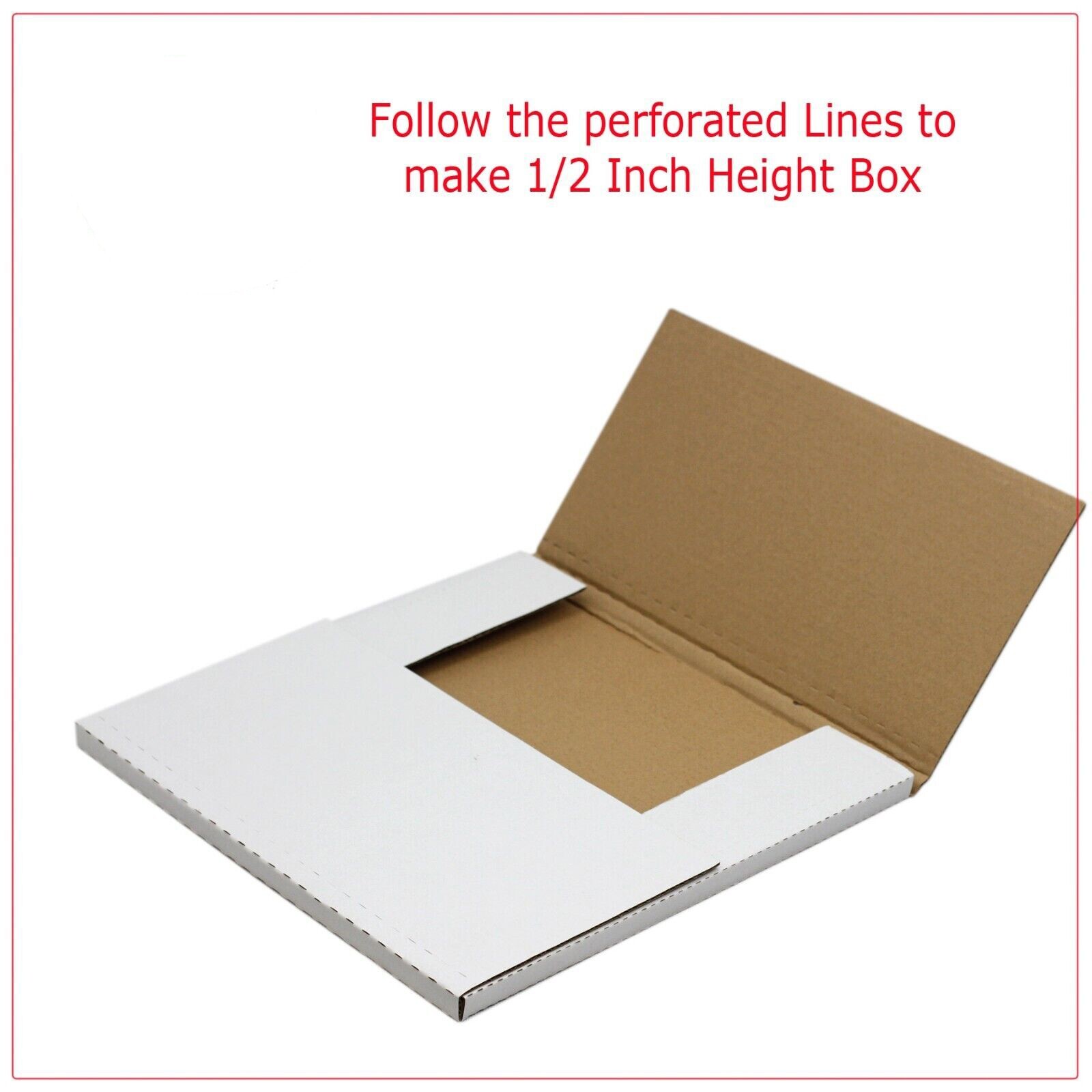 100 LP Premium Record Album Mailers Book Box Variable Depth Laser Disc Mailers