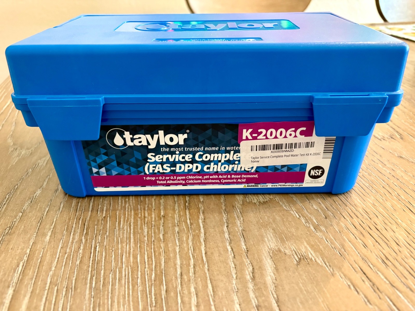 Taylor K-2006C Service Complete Swimming Pool and Spa Test Kit FAS-DPD