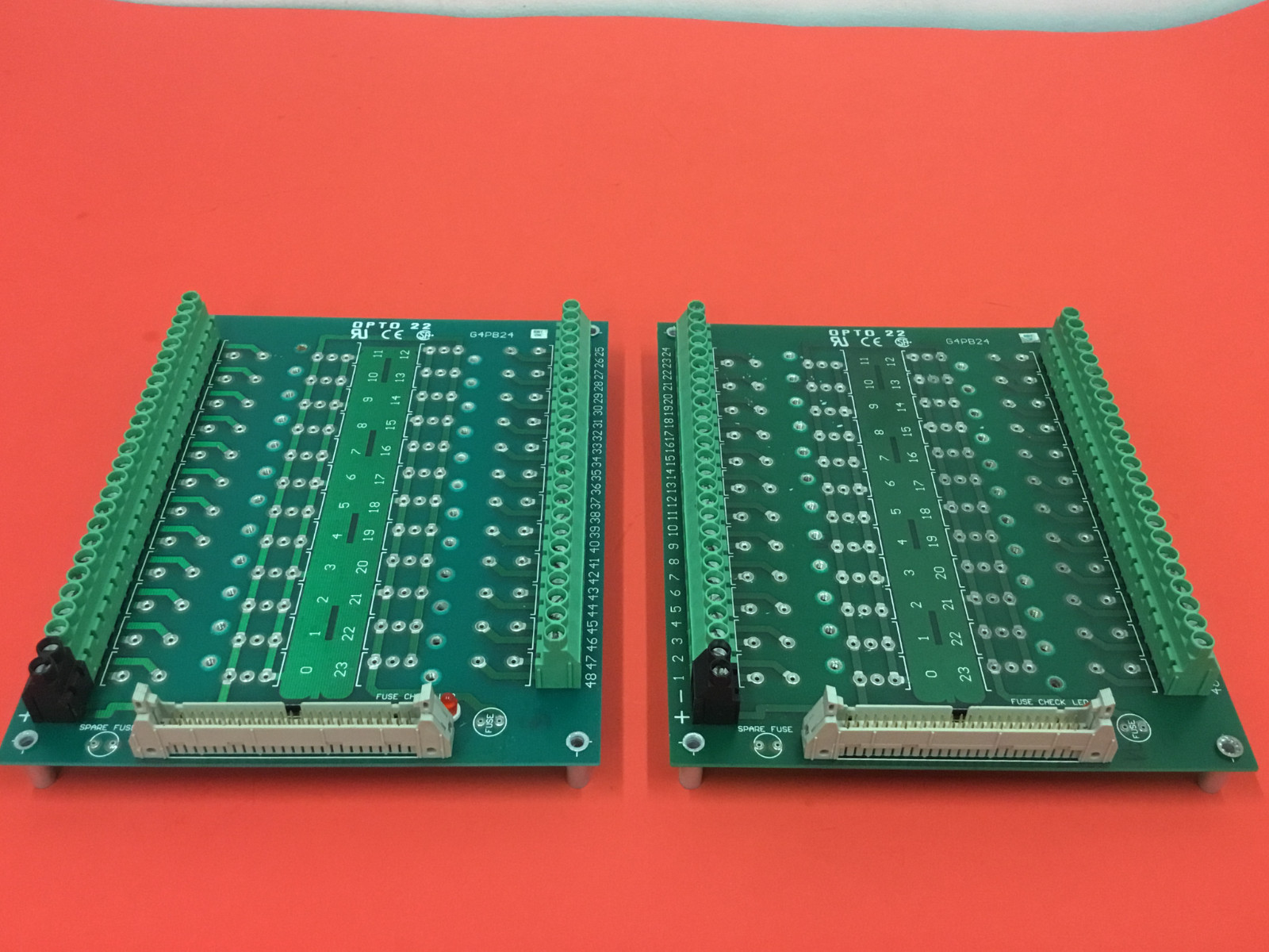 Opto 22 – P/N: G4PB24 I/O Board – LOT OF (2)