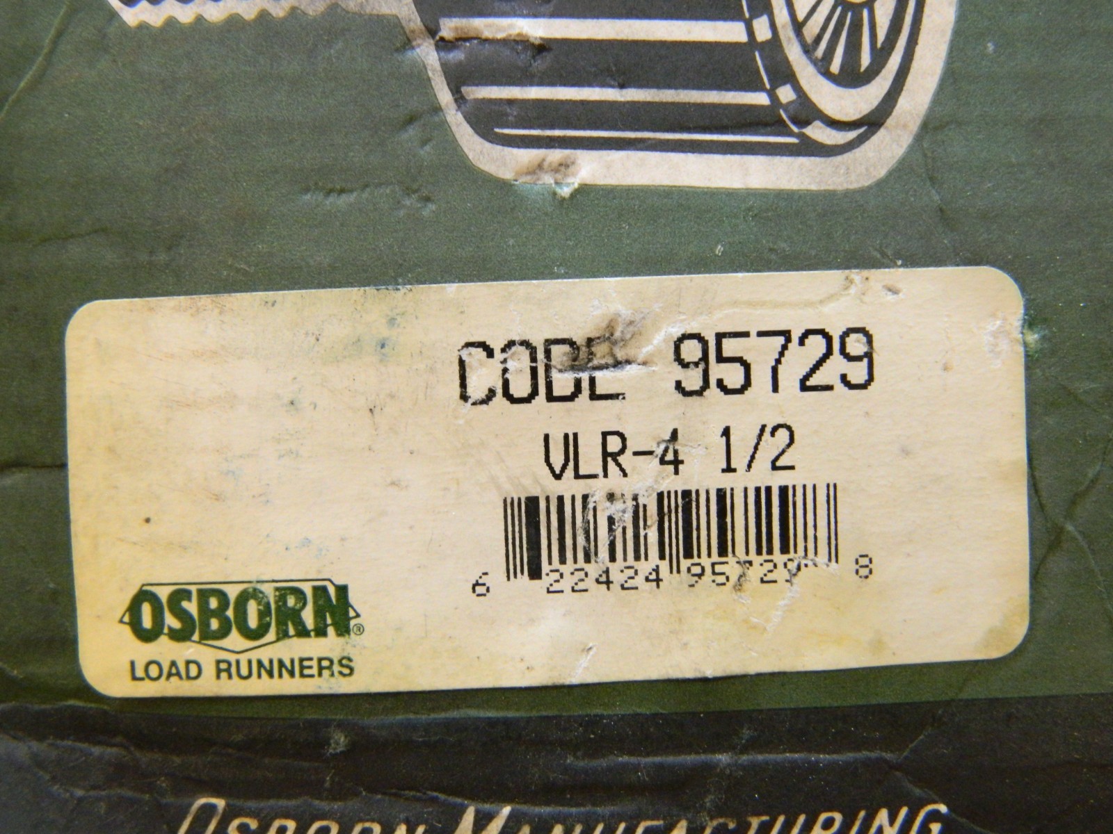 OSBORN VLR-4 1/2 Load / Track Runner 4-1/2″ Dia. Stud 1-1/4″-12