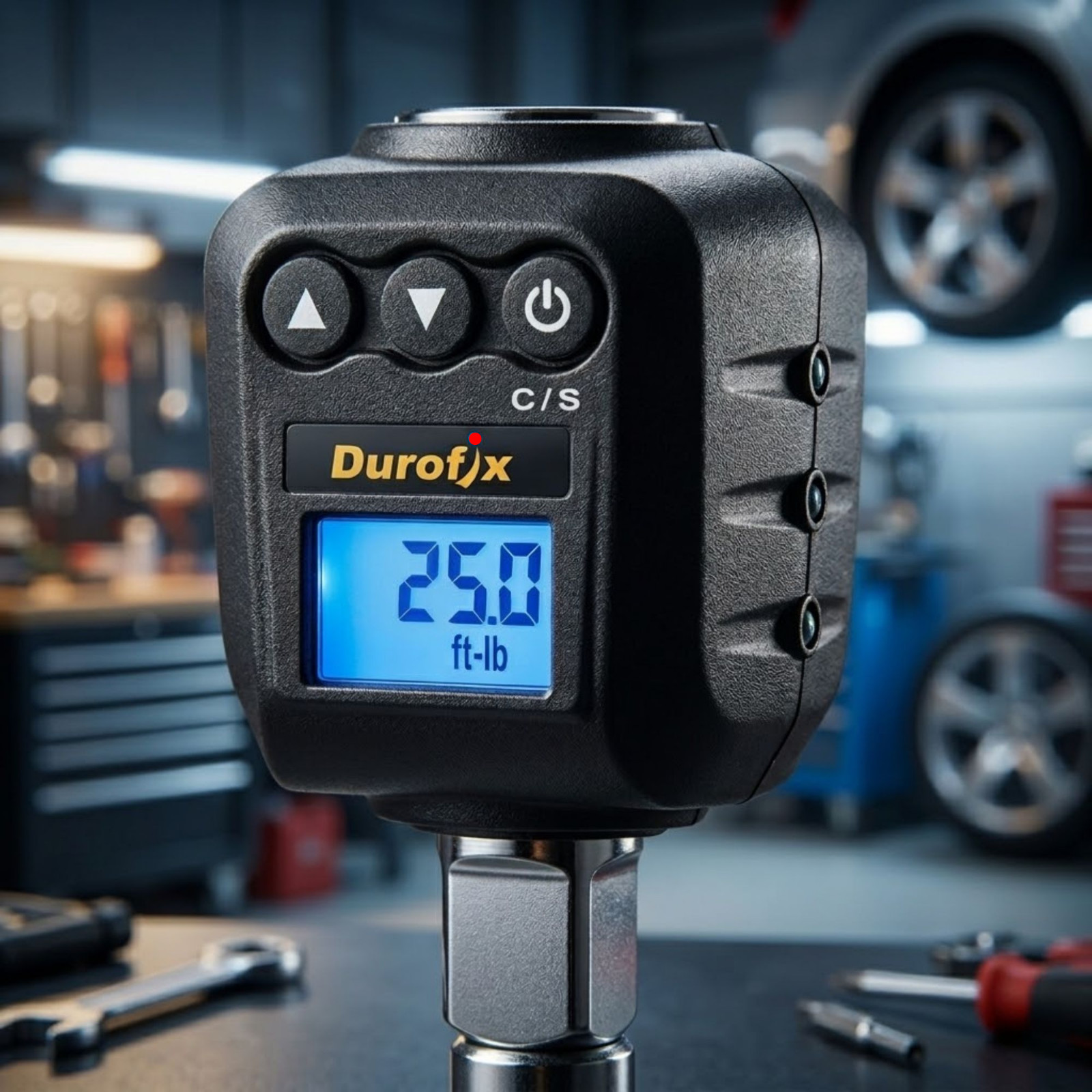 Durofix Digital Torque Adapter Combo 1/2″ & 3/8″ Drive Backlit 5.9-250 ft-lbs