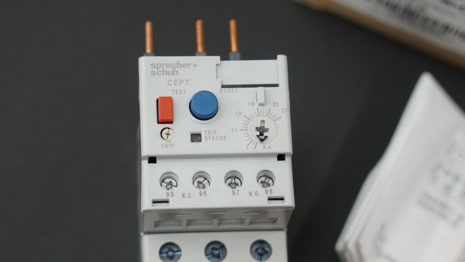 Sprecher & Schuh CEP7-ED1EB Overload Relay, 5.4-27.0A, 3PH