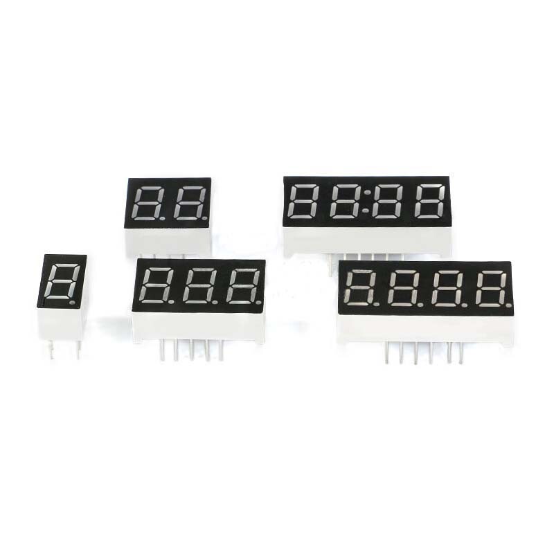 0.28/0.36/0.4/0.56/0.8″ 1-4 Bit Common Anode/Cathode Red Led Display 7 Segment