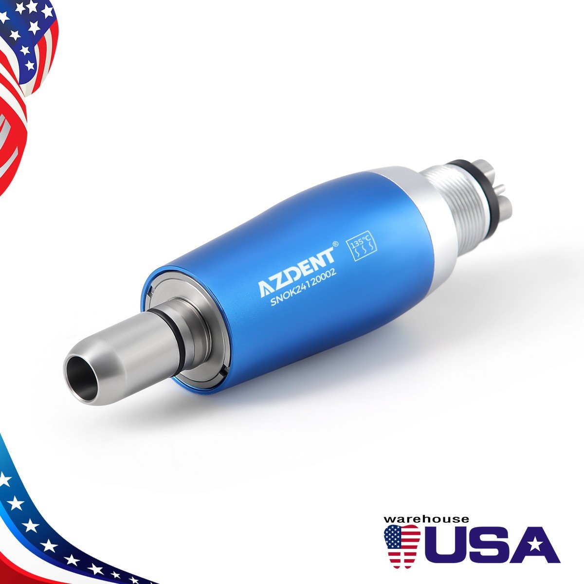 Premium Dental Hygiene Prophy Handpiece Air Motor 4 Holes WIth 4:1 Nose cone