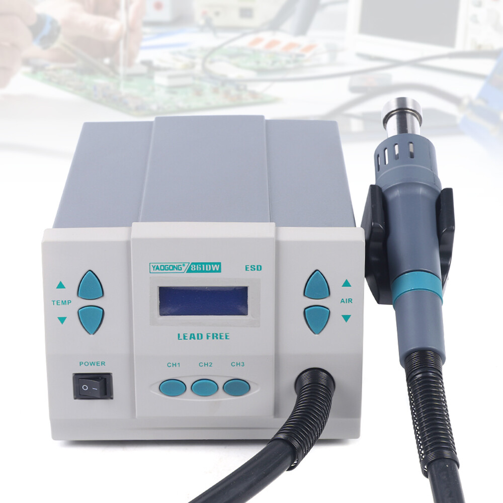 Digital Display Station Hot Air Rework Station Soldering 1000W 861DW Heat Gun