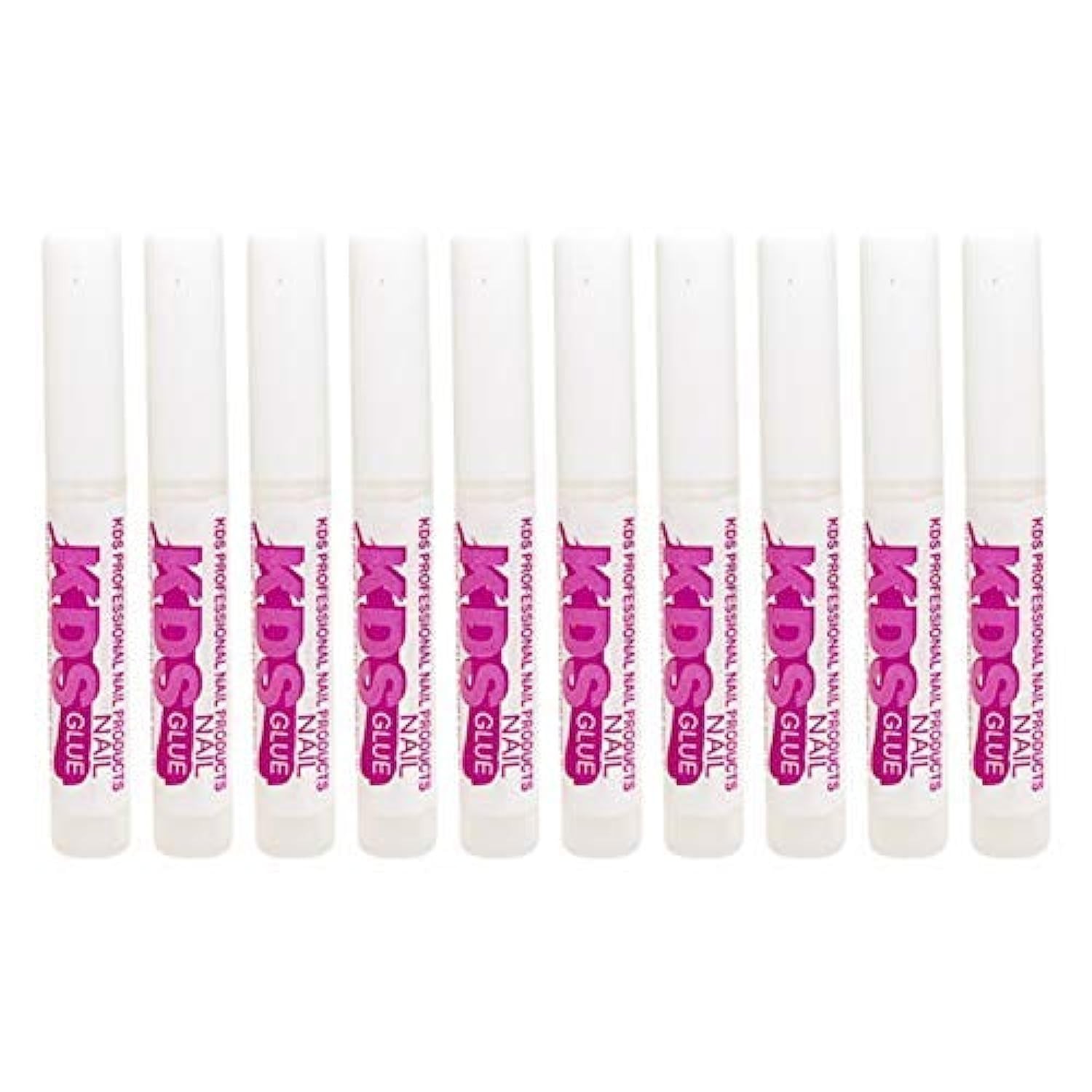 10 pcs KDS Nail Tip Glue – Adhesive Super Bond 0.07 Ounce (Pack of 10), Clear