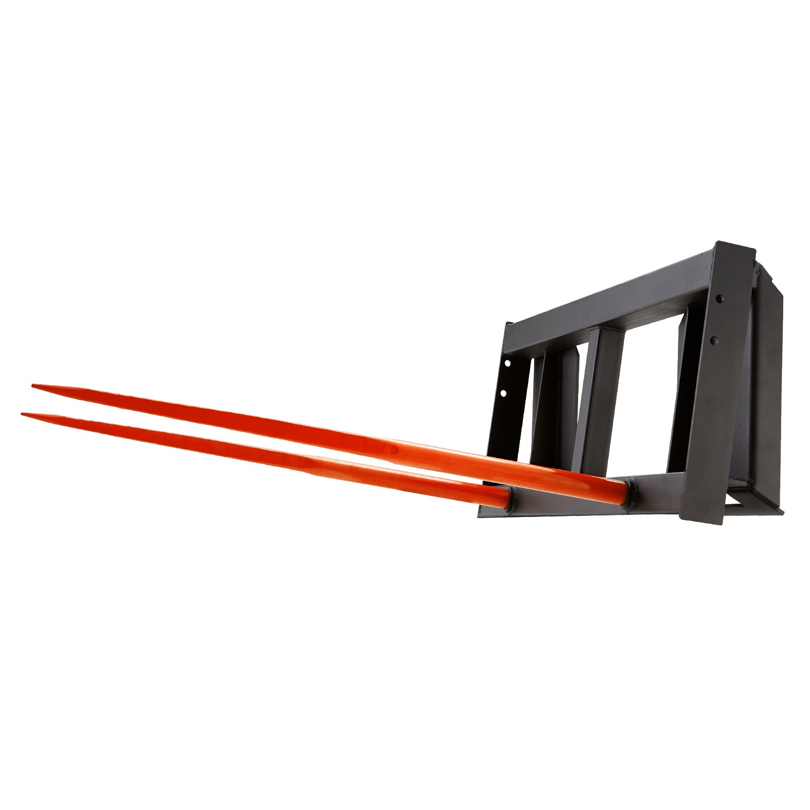 VEVOR 49″ Hay Spear Bale Spears Skid Steer Loader Tractor Attachment 3000lbs