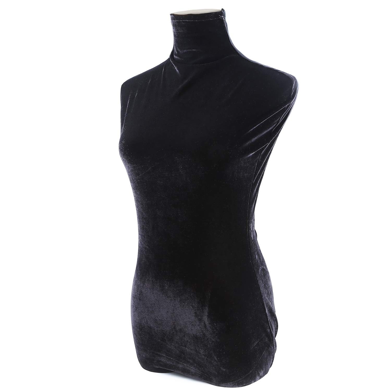 Black Superb Velvet Mannequin Fabric Cover,100% Handmade Soft Stretchy, for F…