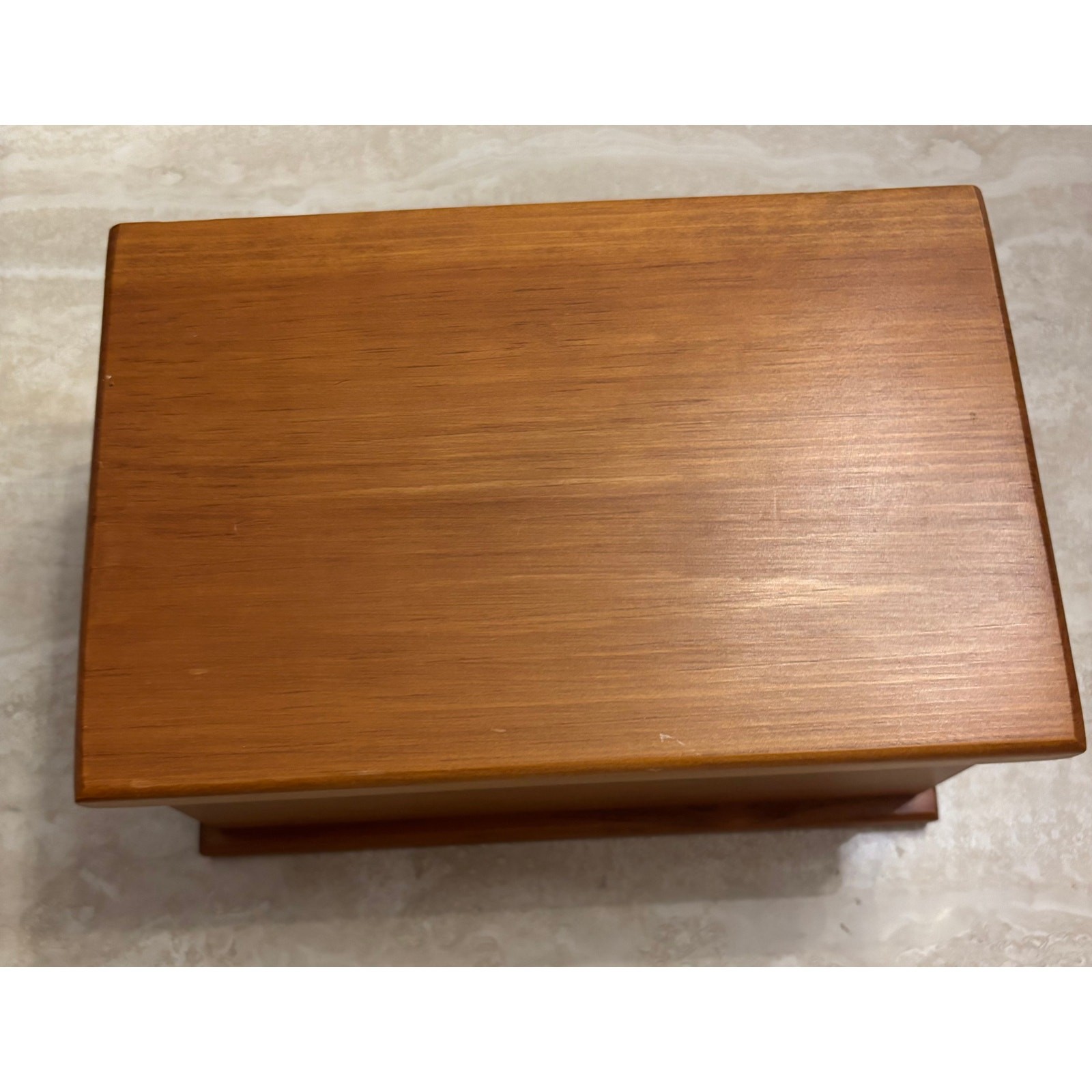 Vintage Wooden Tabletop Organizer Stationary Cabinet Writing Box 12″x 8″ 1648