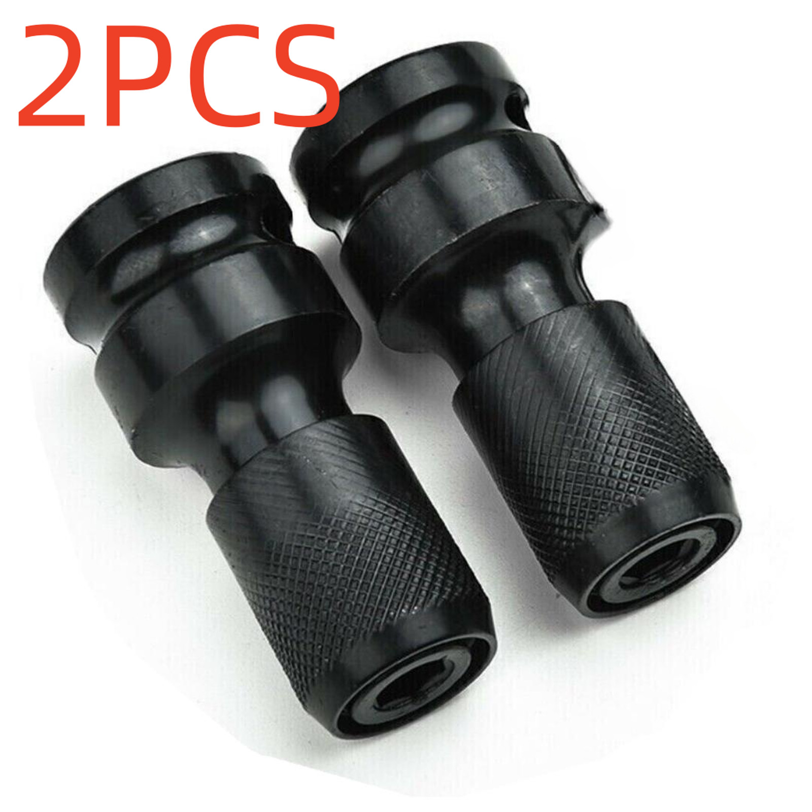 2Pcs 1/2 Inch To 1/4 Inch Hex Ratchet Socket Impact Wrench Socket Set Adapter