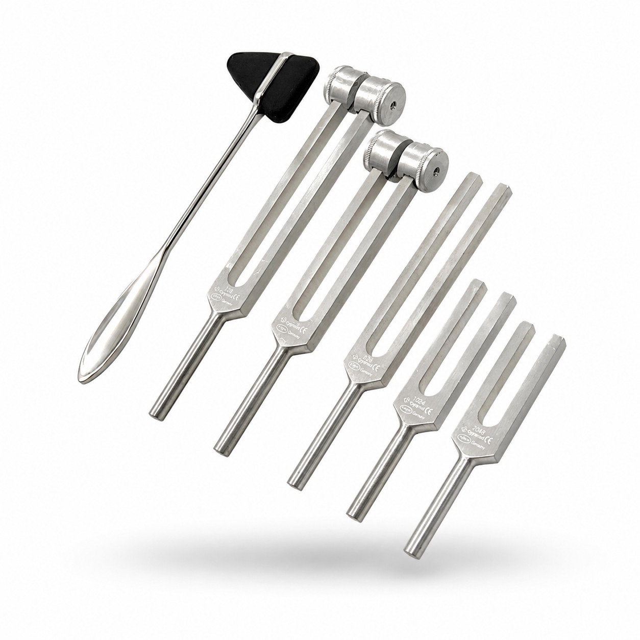 6 Tuning Fork Set Medical Surgical Chiropractic Physical Diagnostic instruments