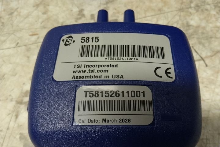 TSI Alnor 5815 3/16 In Hose Barb Connection -15 to 15 In WC Digital Manometer