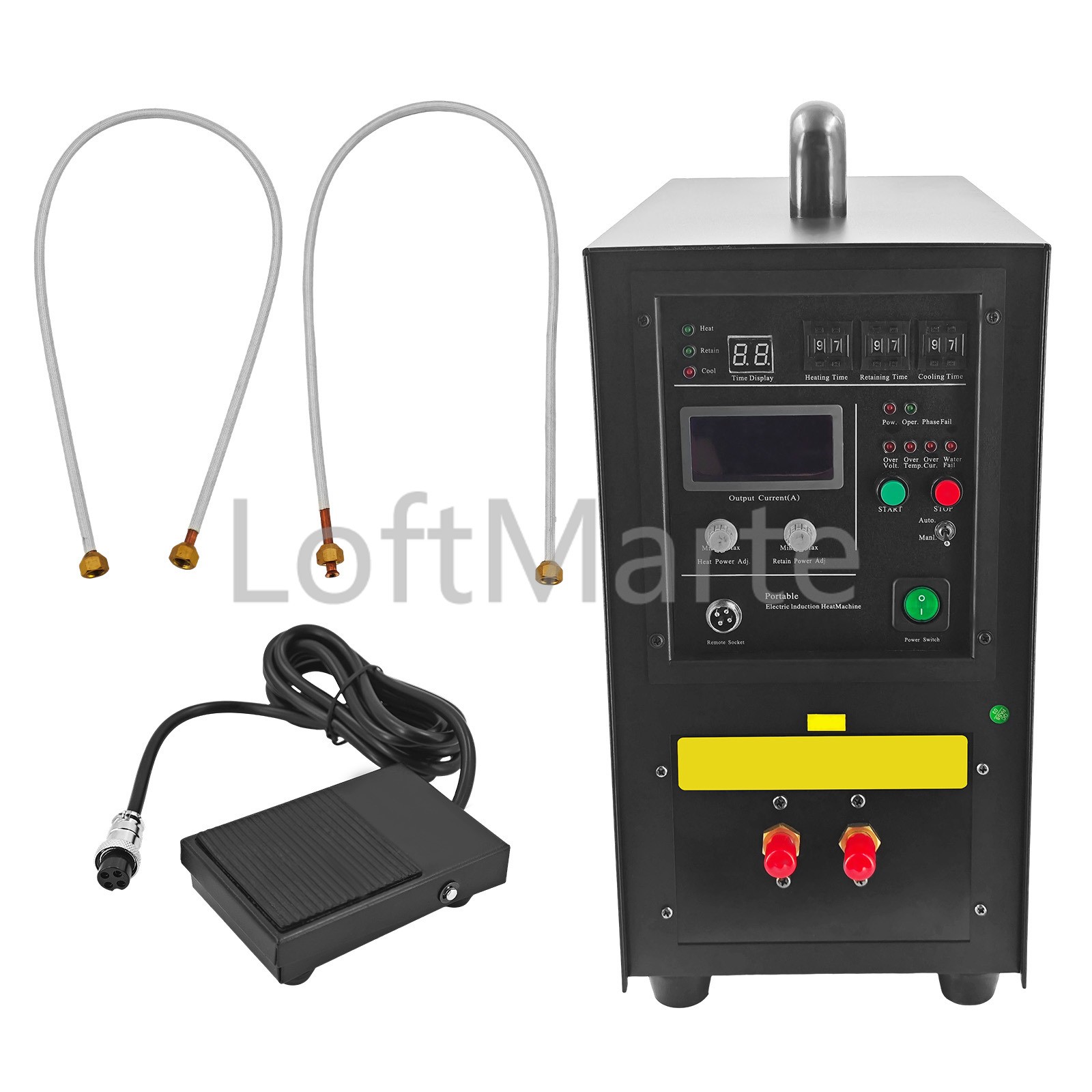 15KW High Frequency Induction Heater Furnace 220V, 16:2 Turns Ratio