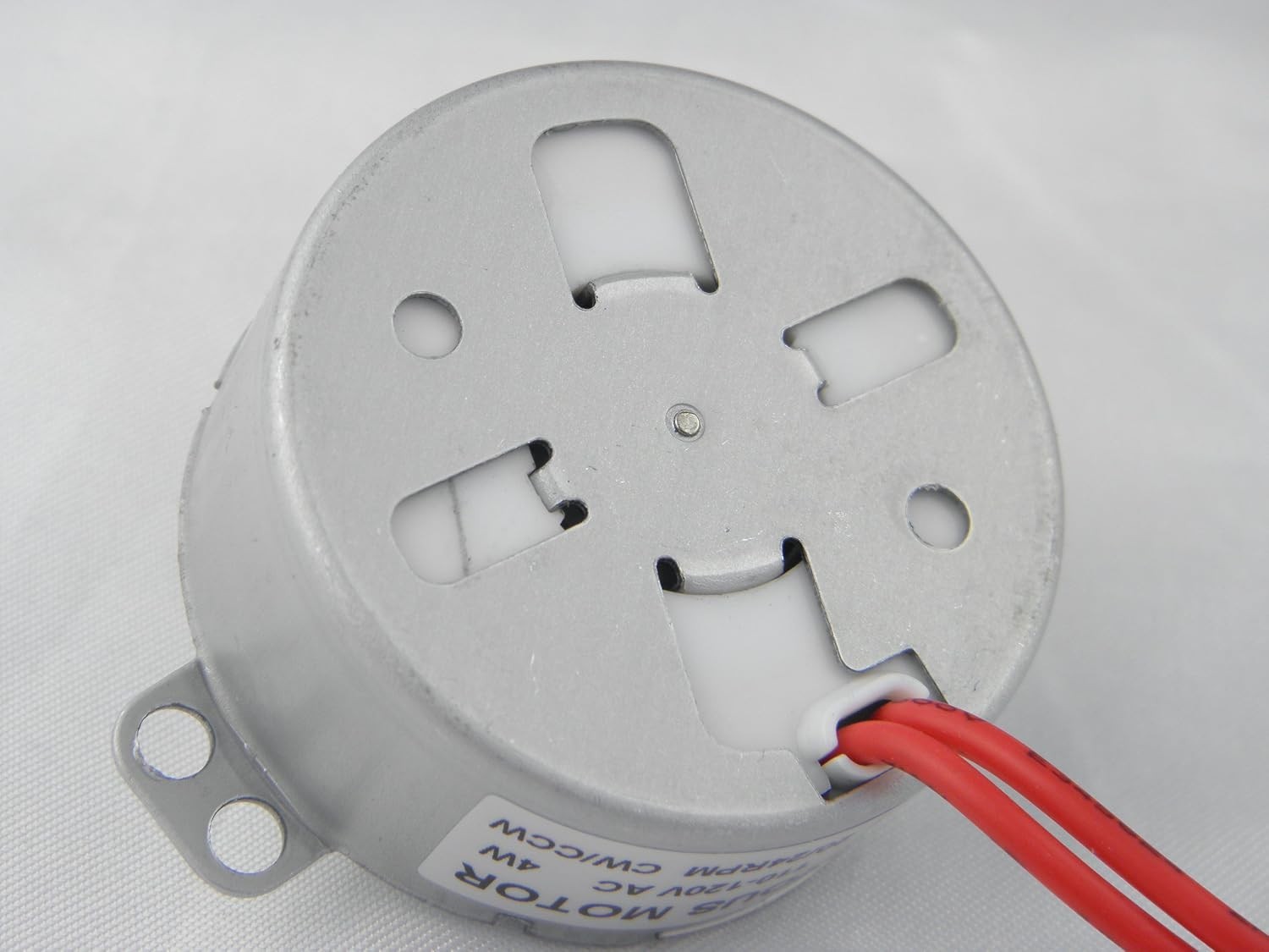 Compact 110V Synchronous Gear Motor 20-24 RPM for DIY Projects & School