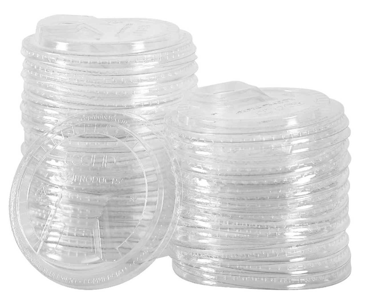 Eco-Products EP-FLCS Plastic Cold Cup Sip Lids 9, 12 – 24 oz Clear (1000/CT) New