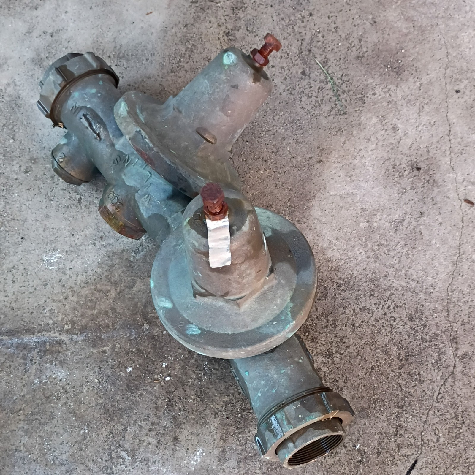 Wilkins 600 Manual Regulating Valve, Brass Body, Water Media, 2 Each