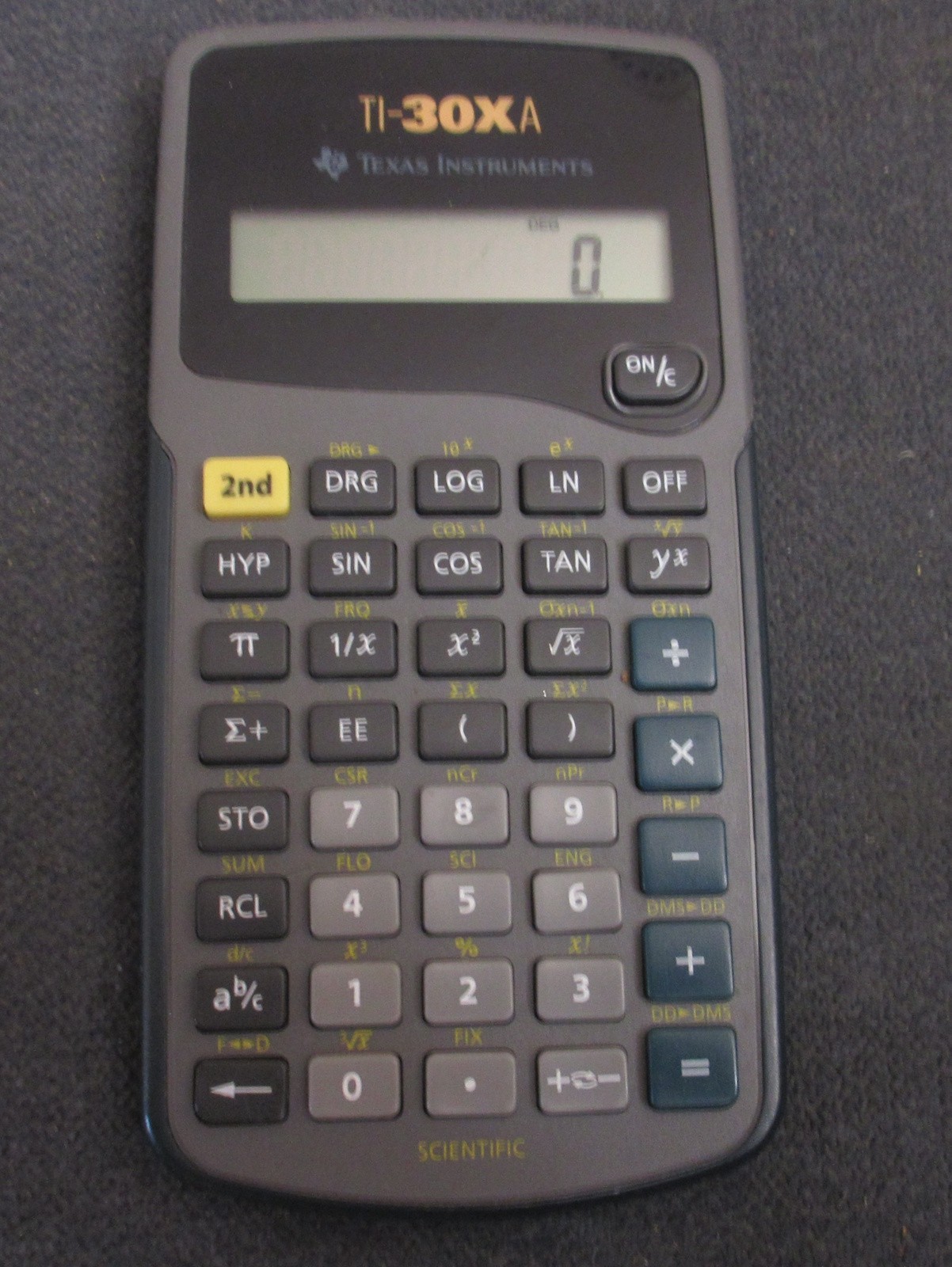 Texas Instruments TI-30XA Scientific Math Calculator – TESTED