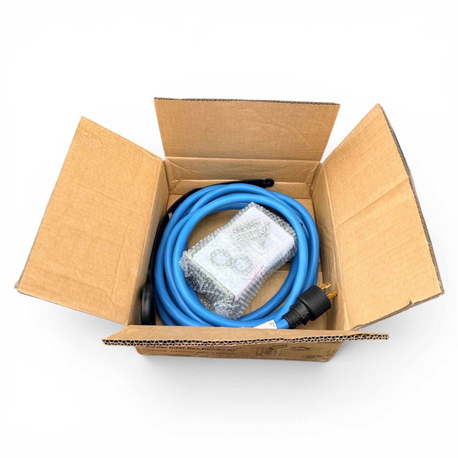 COOLTOP CT0015A 30A Generator Cord & Power Inlet Box Kit 15FT Open Box