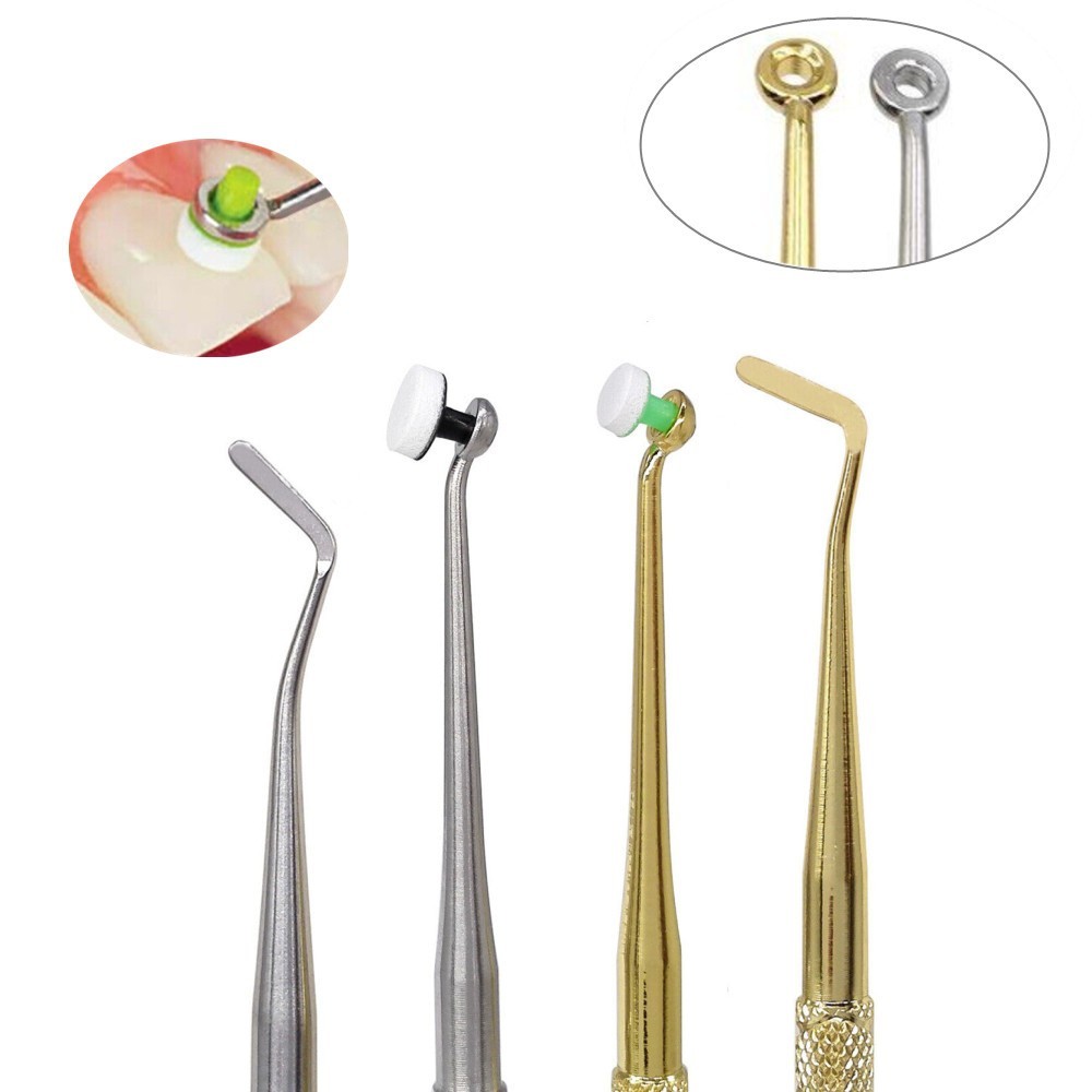 Dental OptraSculpt Foam Pads Kit Veneer Composite Resin Filling Spatula Handle
