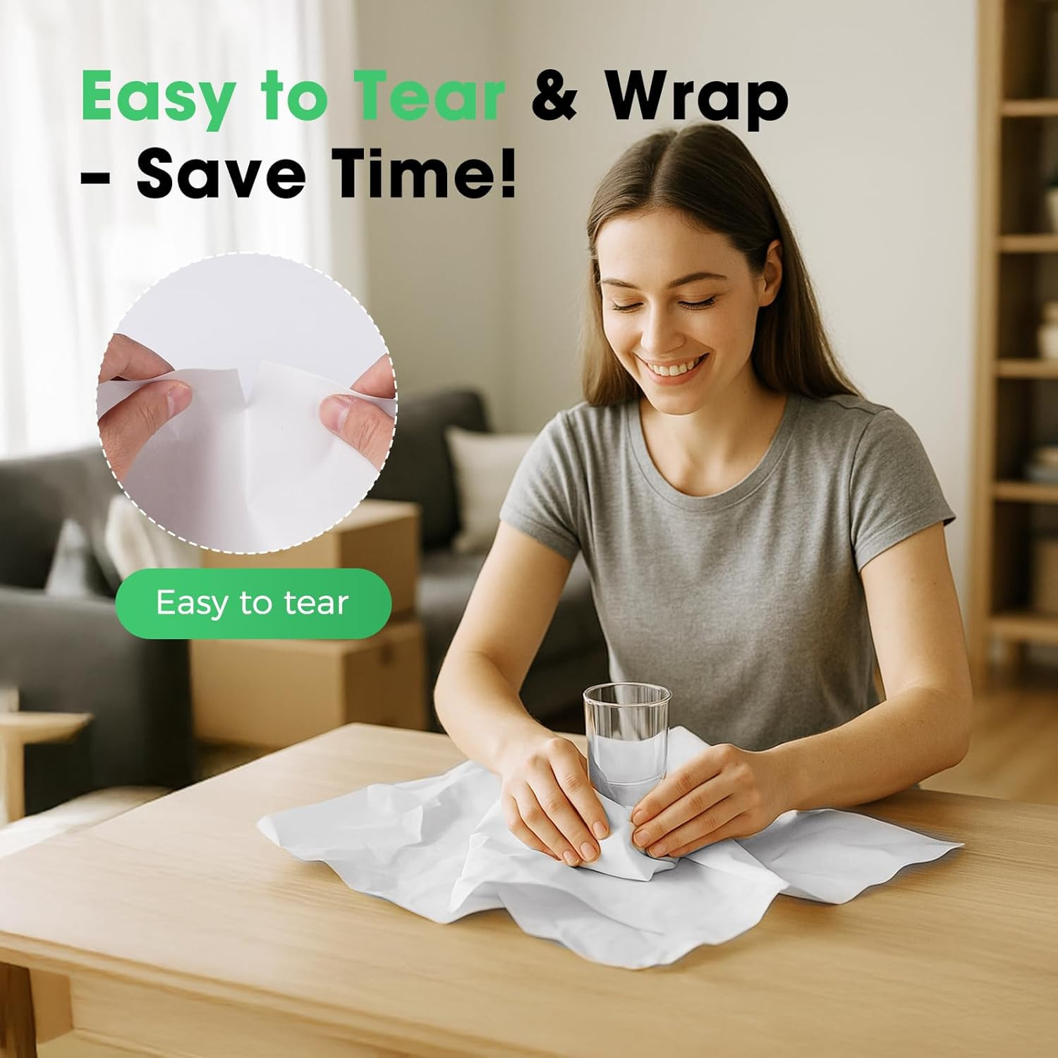 200 Sheets Packing Paper for Moving Newsprint Packing Paper Sheets for Shipping