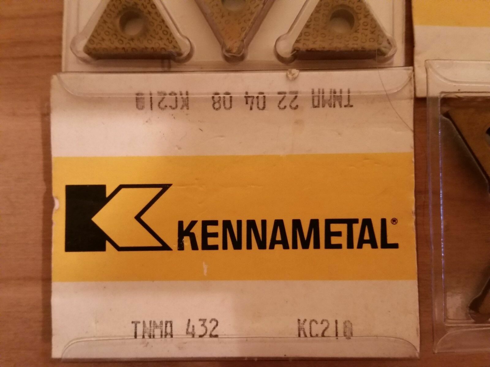 5 pcs. TNMA 432 Kennametal KC210 Carbide Inserts (1 box)