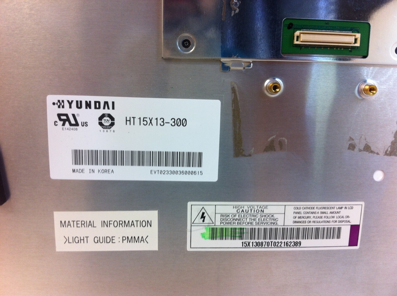 Original Hyundai HT15X13-300 HT15X13 15″ LCD Display Screen 1024*768 – 16