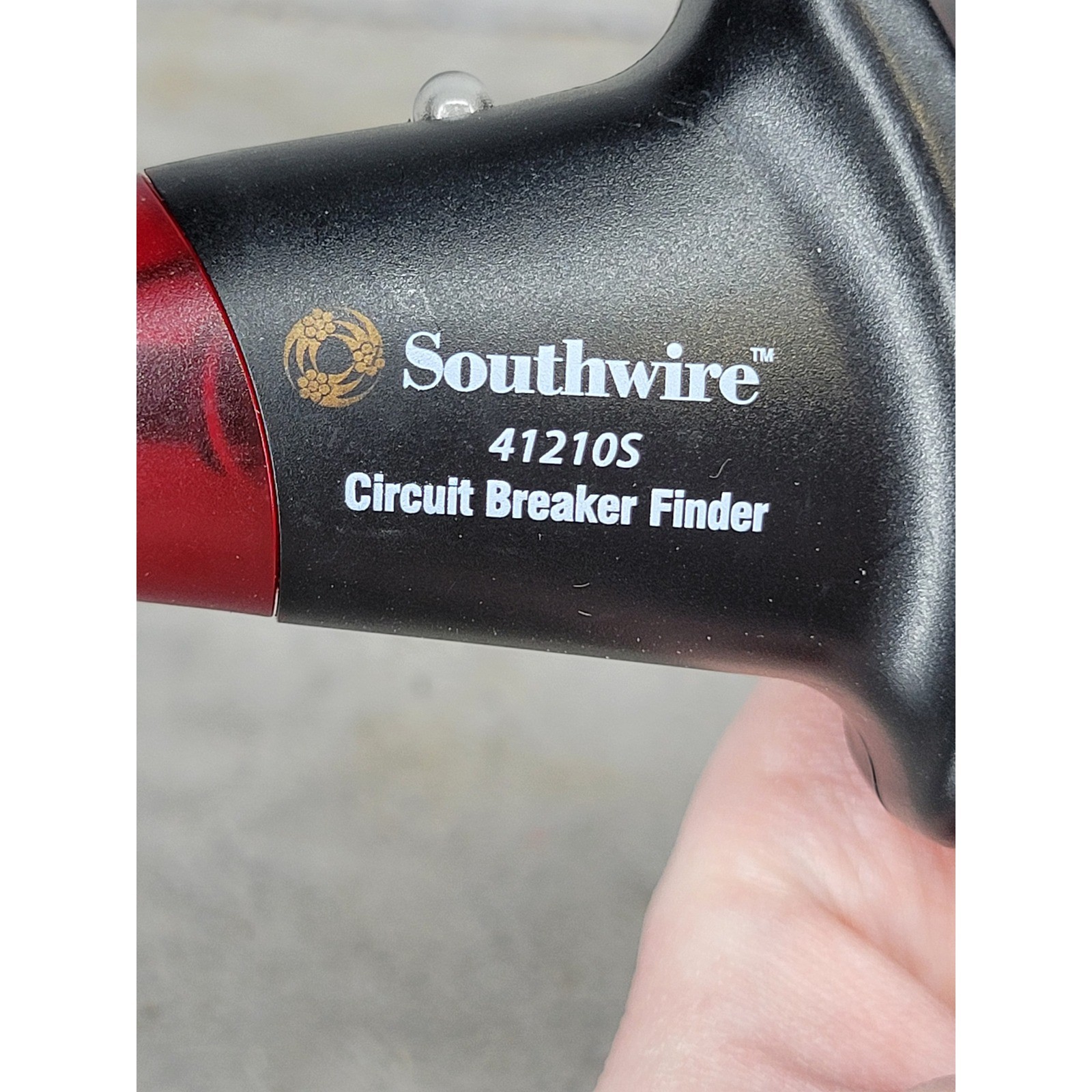 Southwire 41210S Digital Circuit Breaker Finder Receiver Only Black Tan 7 Inch