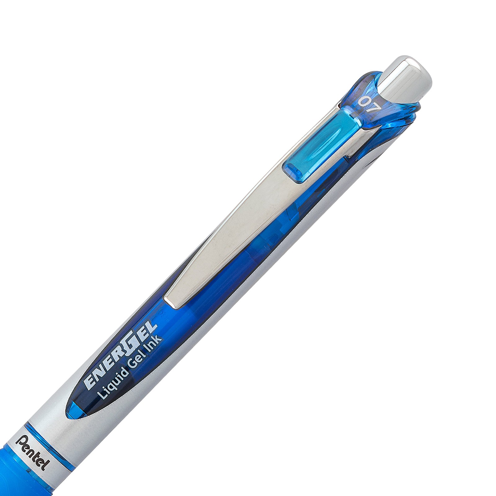 Pentel EnerGel Deluxe RTX Retractable Liquid Gel 2 Count (Pack of 1), Blue