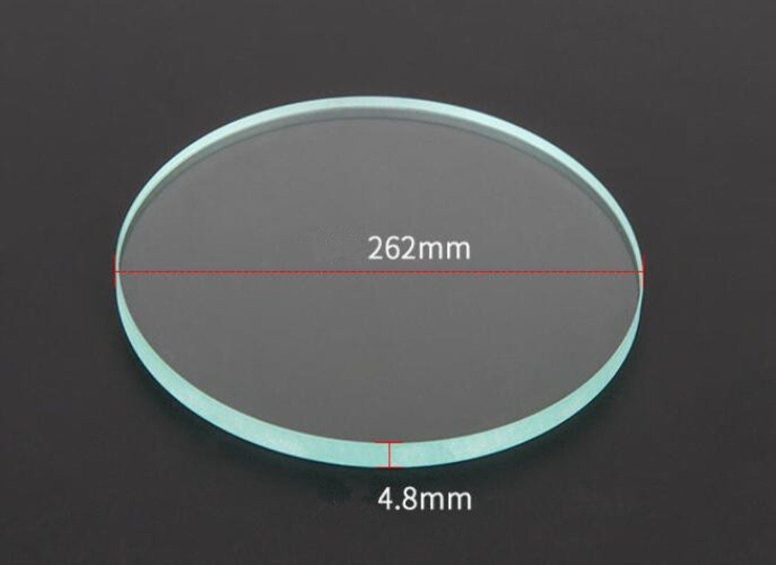 Dia.107mm/164mm/262mm Microscope Transparent Glass Plate for Nikon Stage