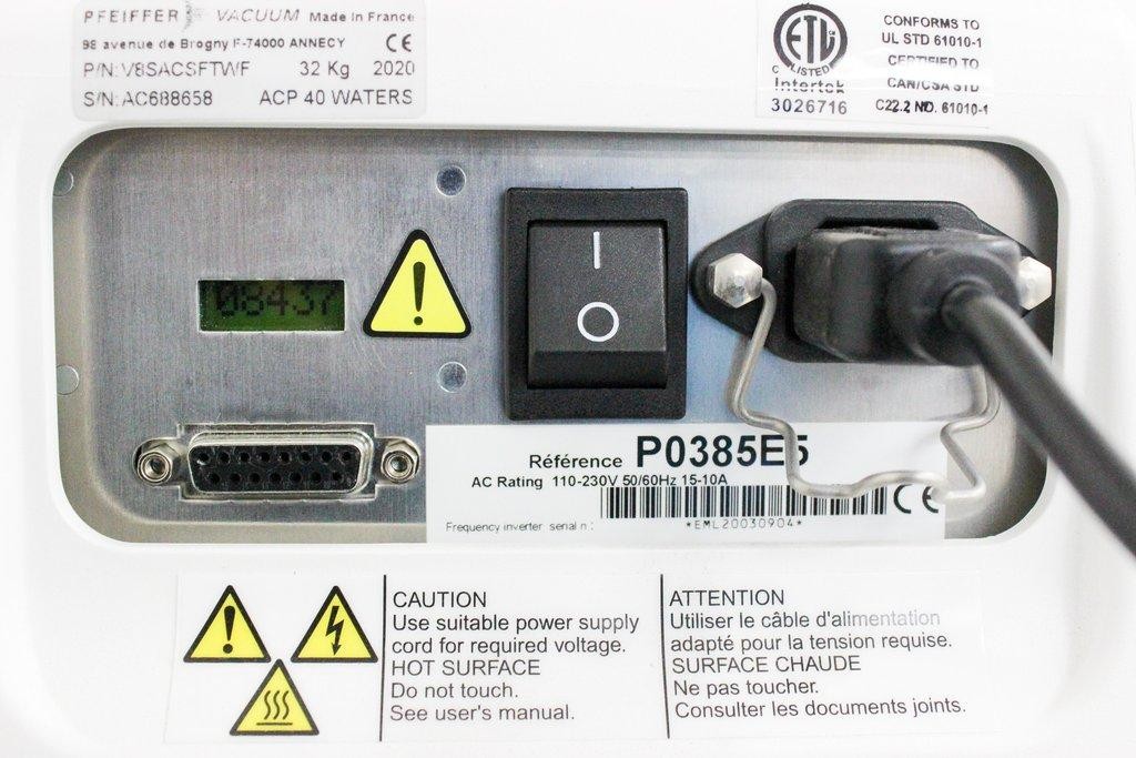 Pfeiffer Vacuum ACP 40 Dry Vacuum Pump, 37 m3/h, Frictionless Desig (3320024138)