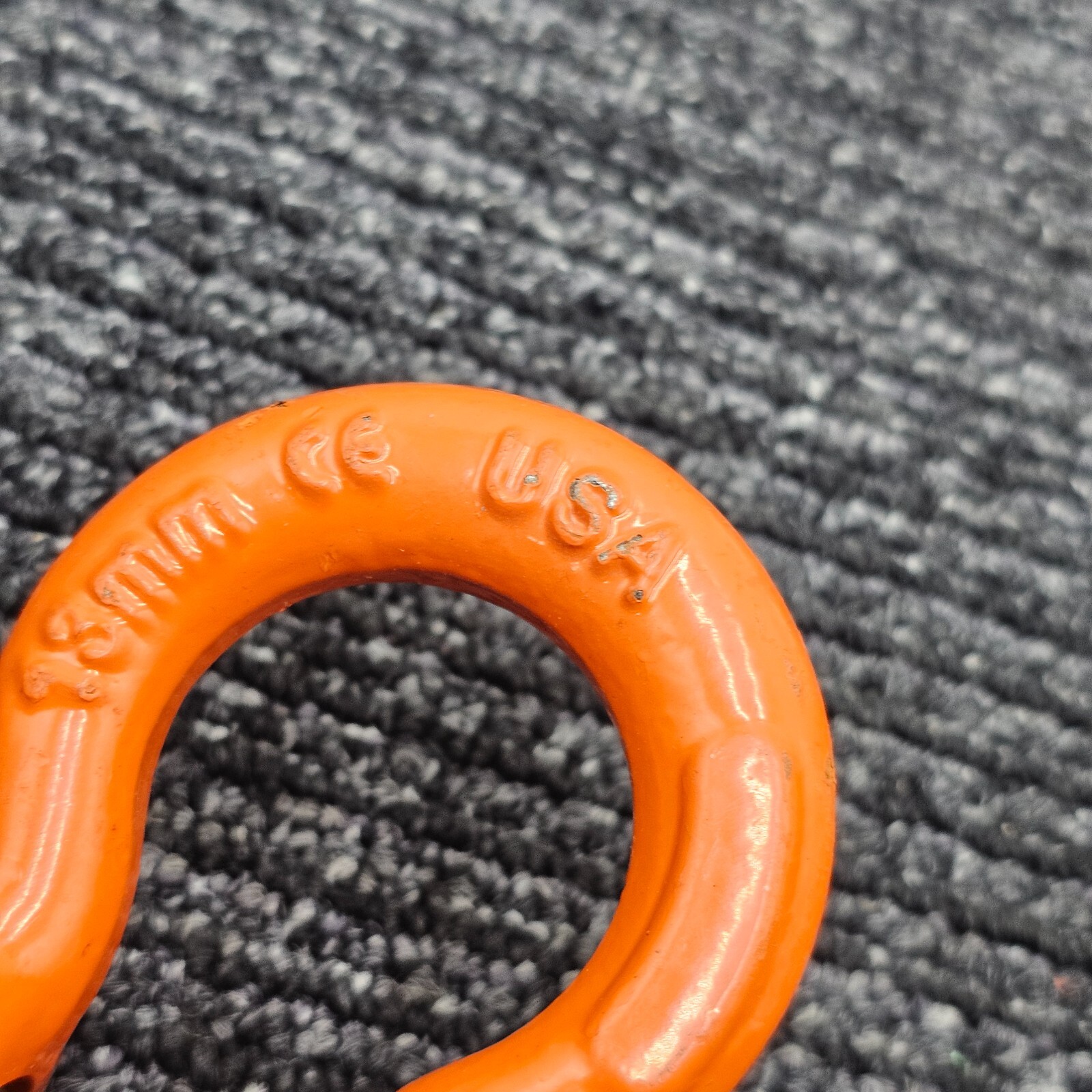 (QTY 4) CM Shackle WLL 3 Ton 1/2″ ERK CE 13mm USA Orange Coating Shackle