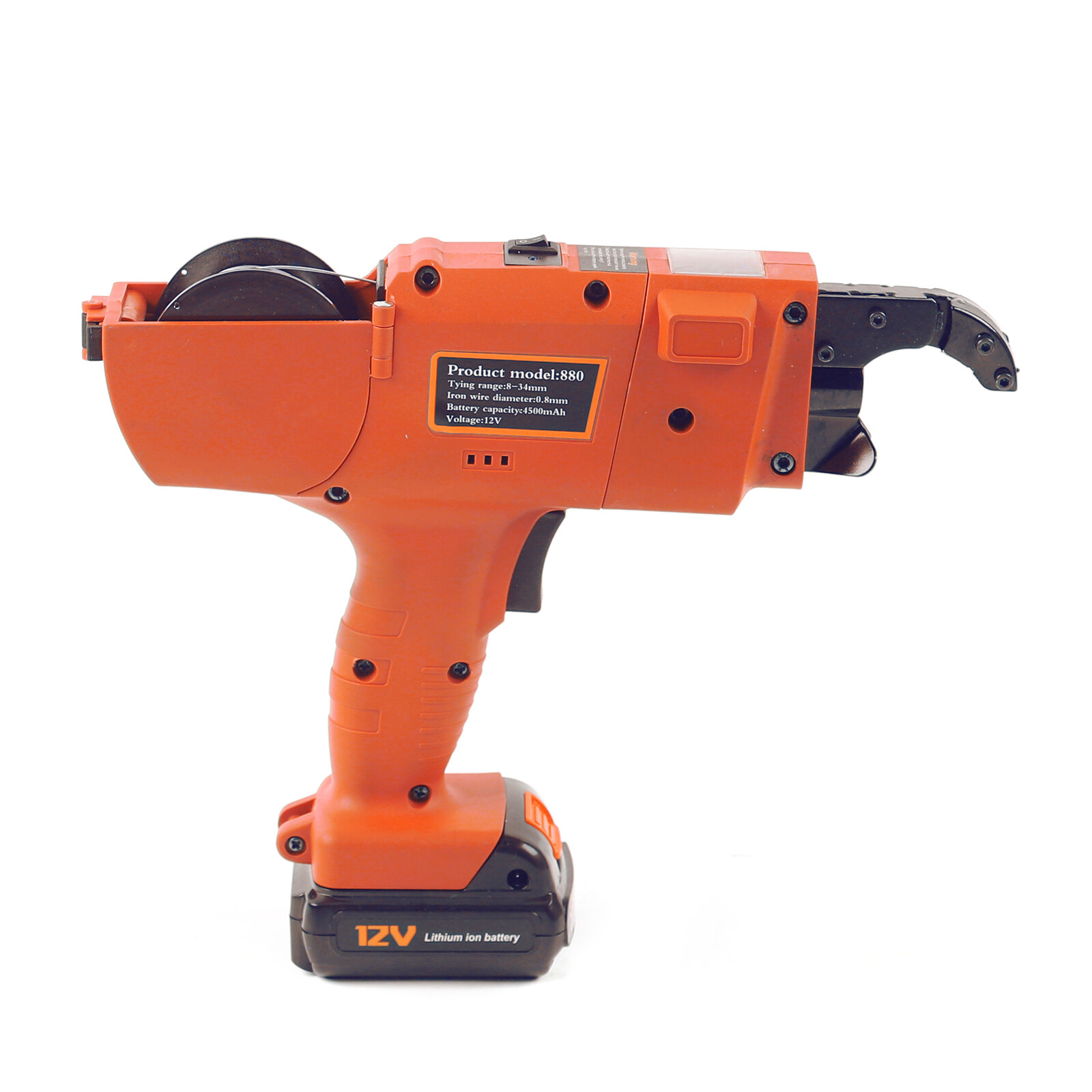 8-34mm Handheld Rebar Tie Gun Tier Machine Automatic Steel Bar Tying Tool & Wire