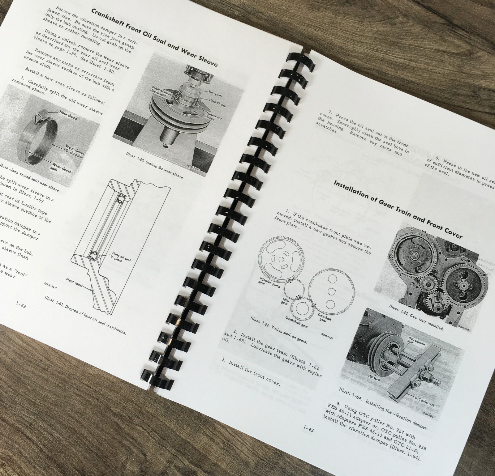 International Dt-407 Diesel Engine & Fuel System For 1026 Tractor Service Manual
