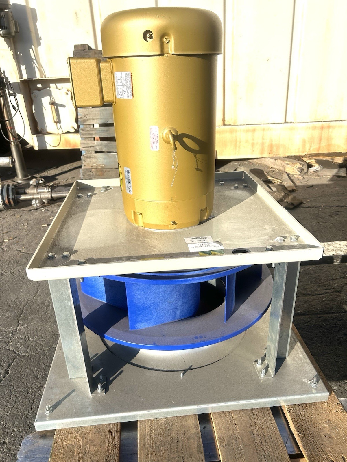 C-4604 10HP Baldor-Reliance Industrial Centrifugal Blower Assembly