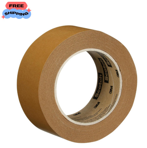 Scotch 570 Paper Box Sealing Tape 1.9in x 55yd Brown Shipping Roll